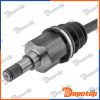 Demi-Arbre de Transmission MTM gauche pour FORD | NPW-FR-147, 1860765